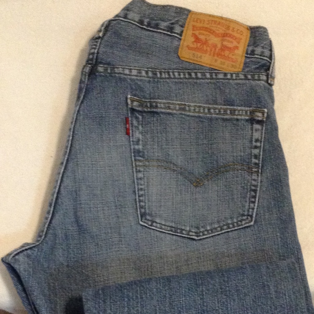 LEVI STRAUSS & CO. 514 BLUE JEANS  W36 X L30